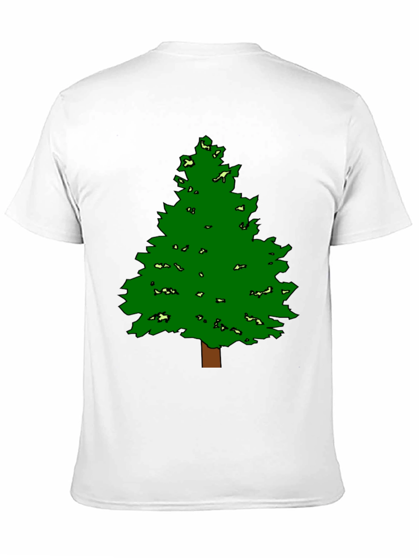 Fun Tree Graphic Tee - Black Cotton Blend