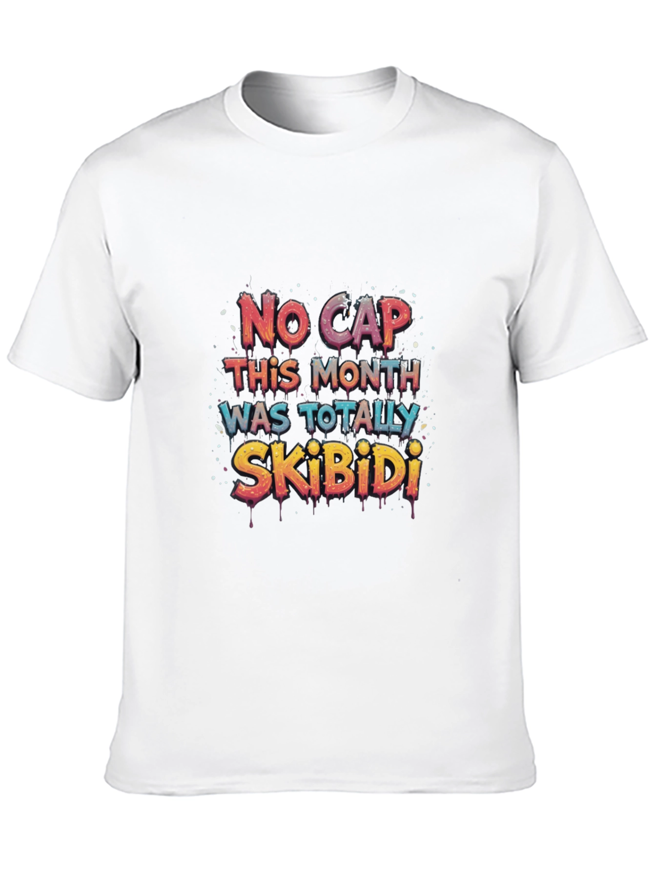 No Cap This Month Skibidi T-Shirt
