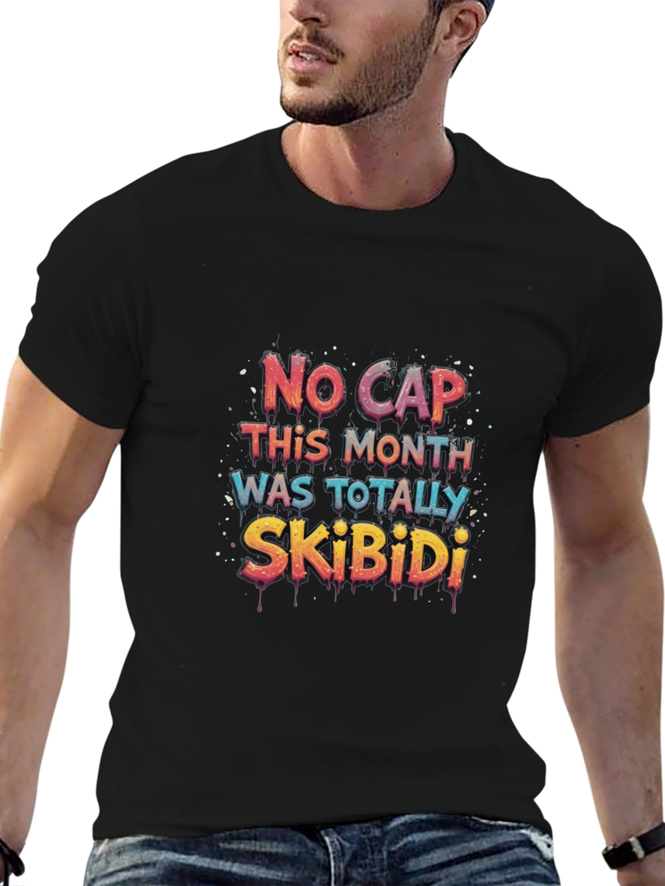 No Cap This Month Skibidi T-Shirt