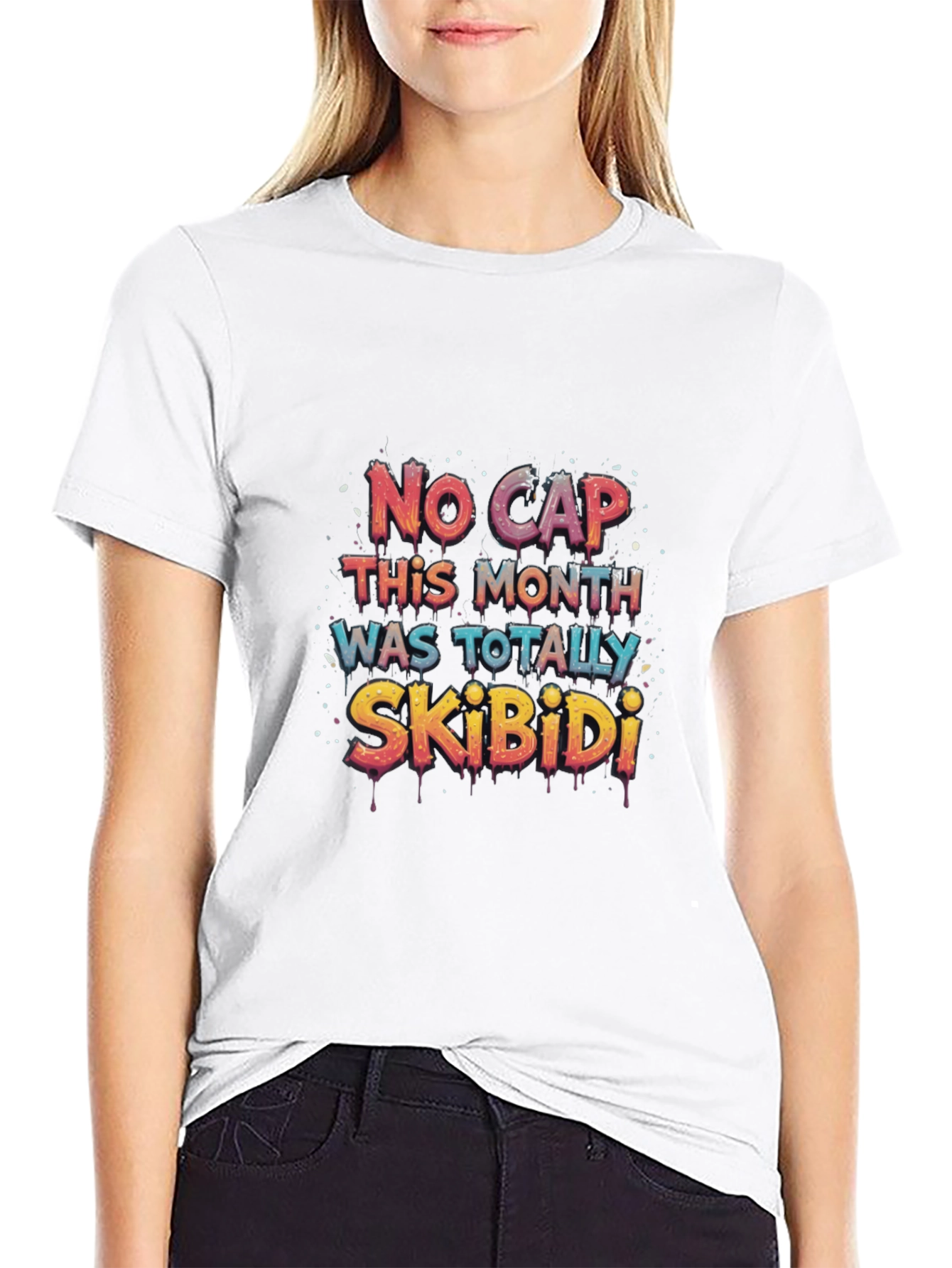 No Cap This Month Skibidi T-Shirt