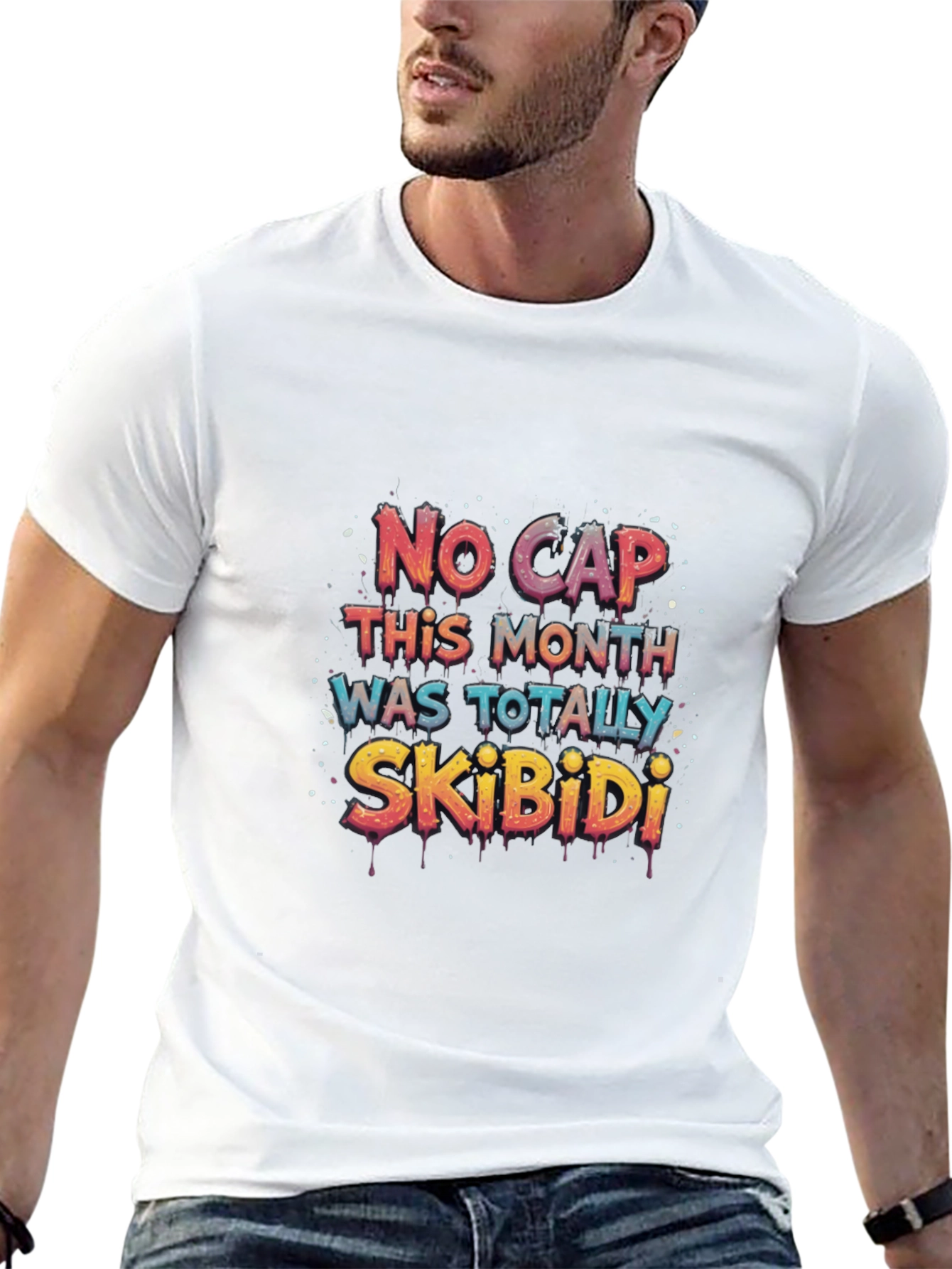 No Cap This Month Skibidi T-Shirt