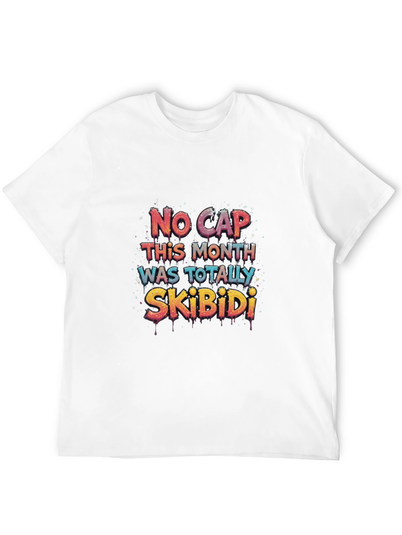 No Cap This Month Skibidi T-Shirt
