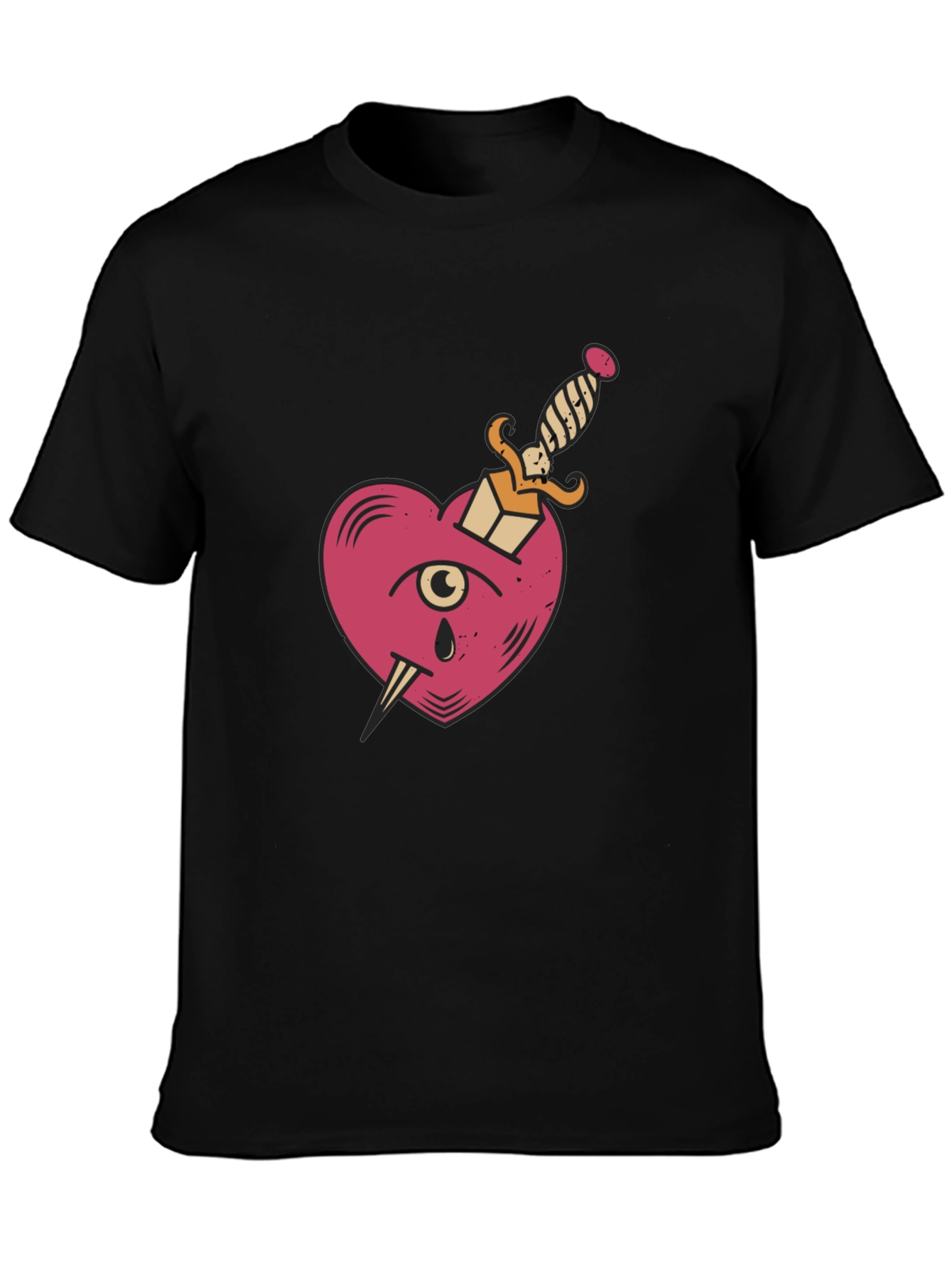 Heart Dagger Graphic Tee