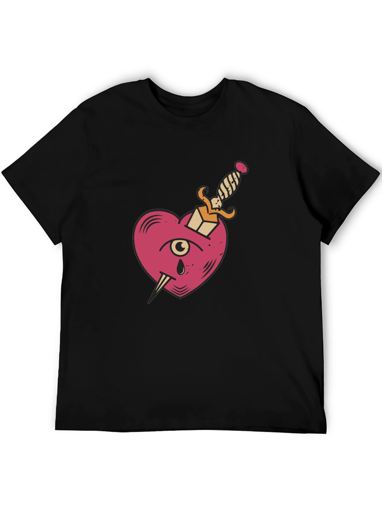 Heart Dagger Graphic Tee