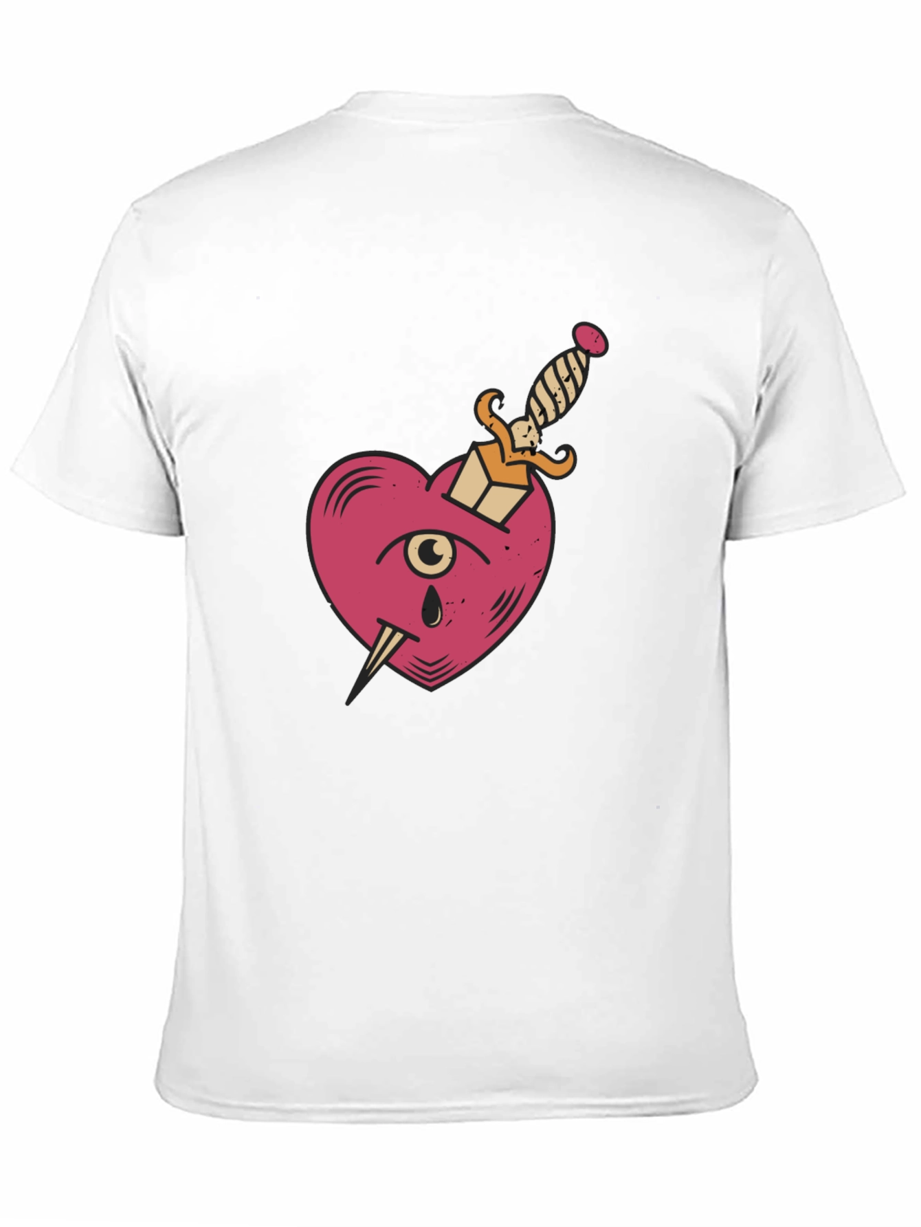 Heart Dagger Graphic Tee