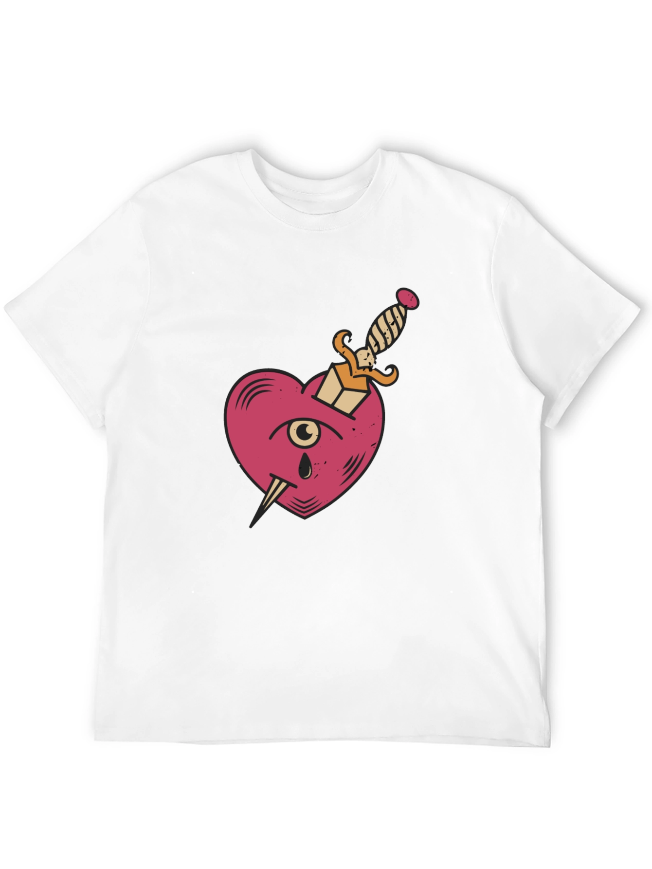 Heart Dagger Graphic Tee