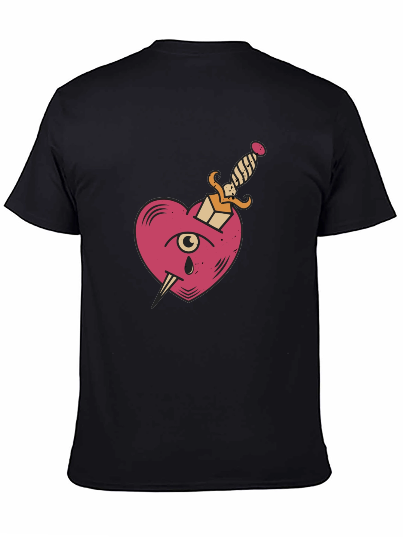 Heart Dagger Graphic Tee