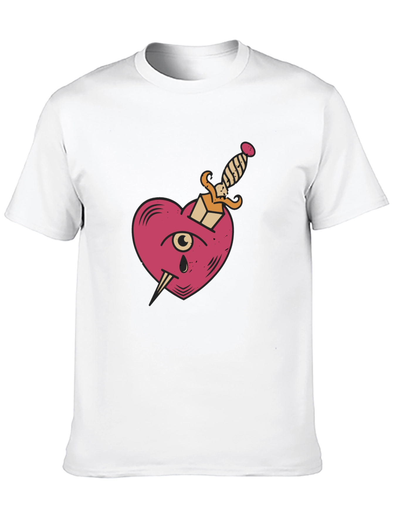 Heart Dagger Graphic Tee