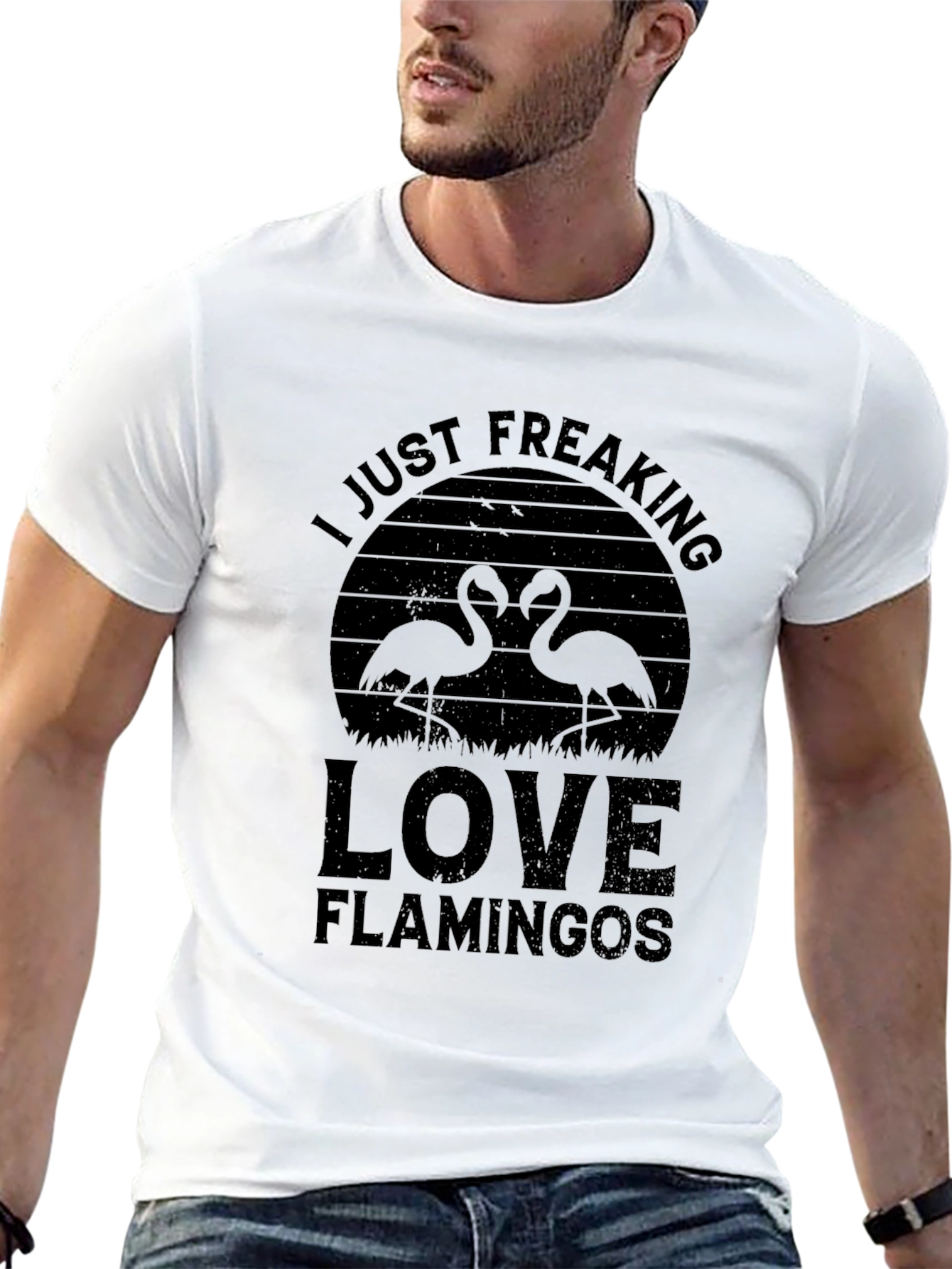 I Just Freaking Love Flamingos T-Shirt