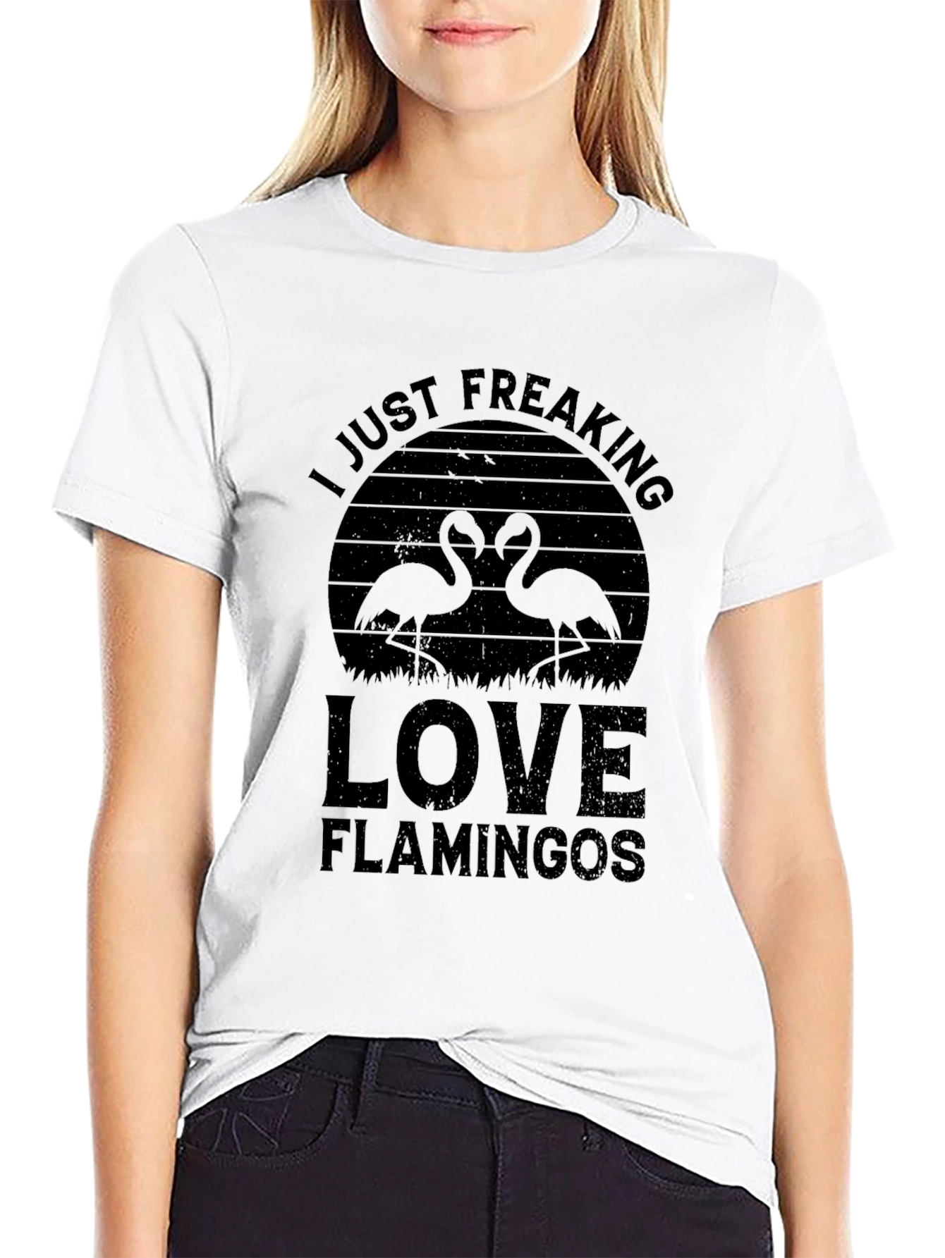 I Just Freaking Love Flamingos T-Shirt