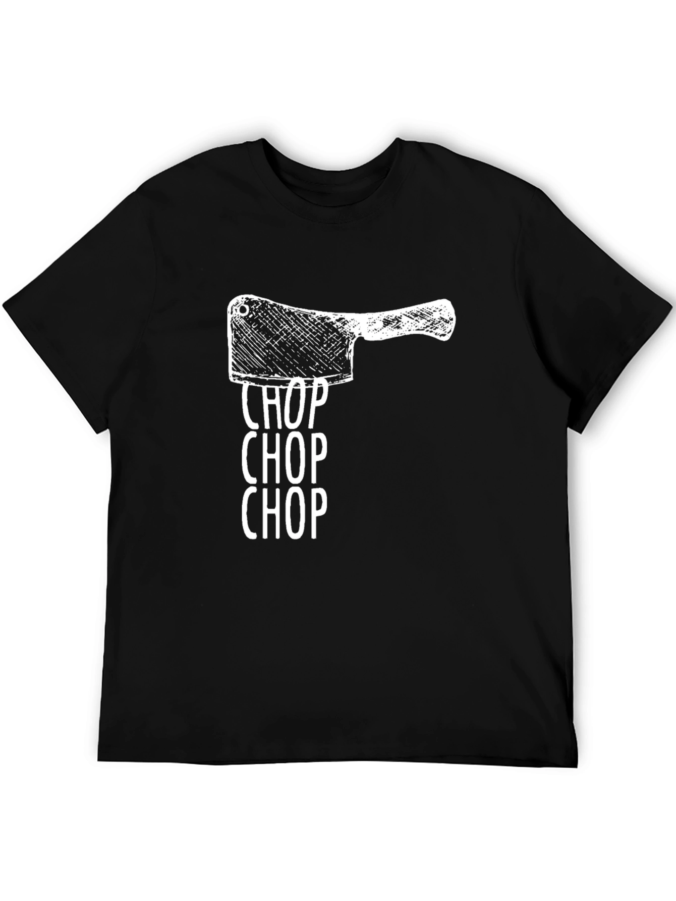 Chop Chop Meat Cleaver Graphic T-Shirt