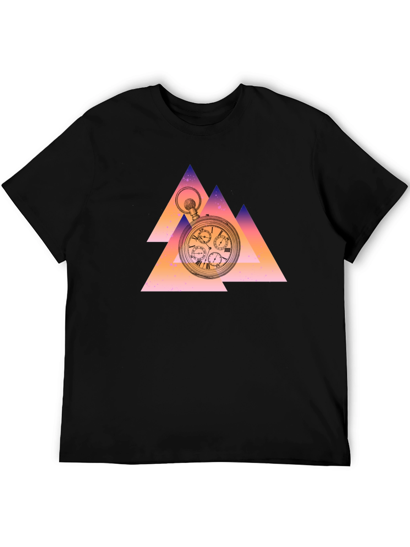 Pocket Watch Geometric T-Shirt