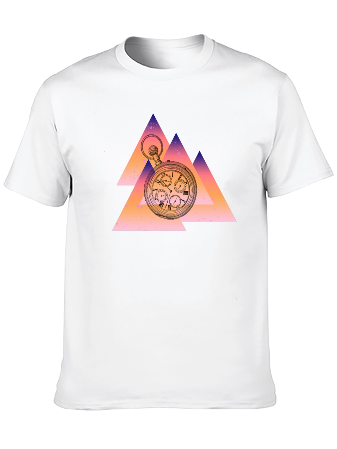 Pocket Watch Geometric T-Shirt