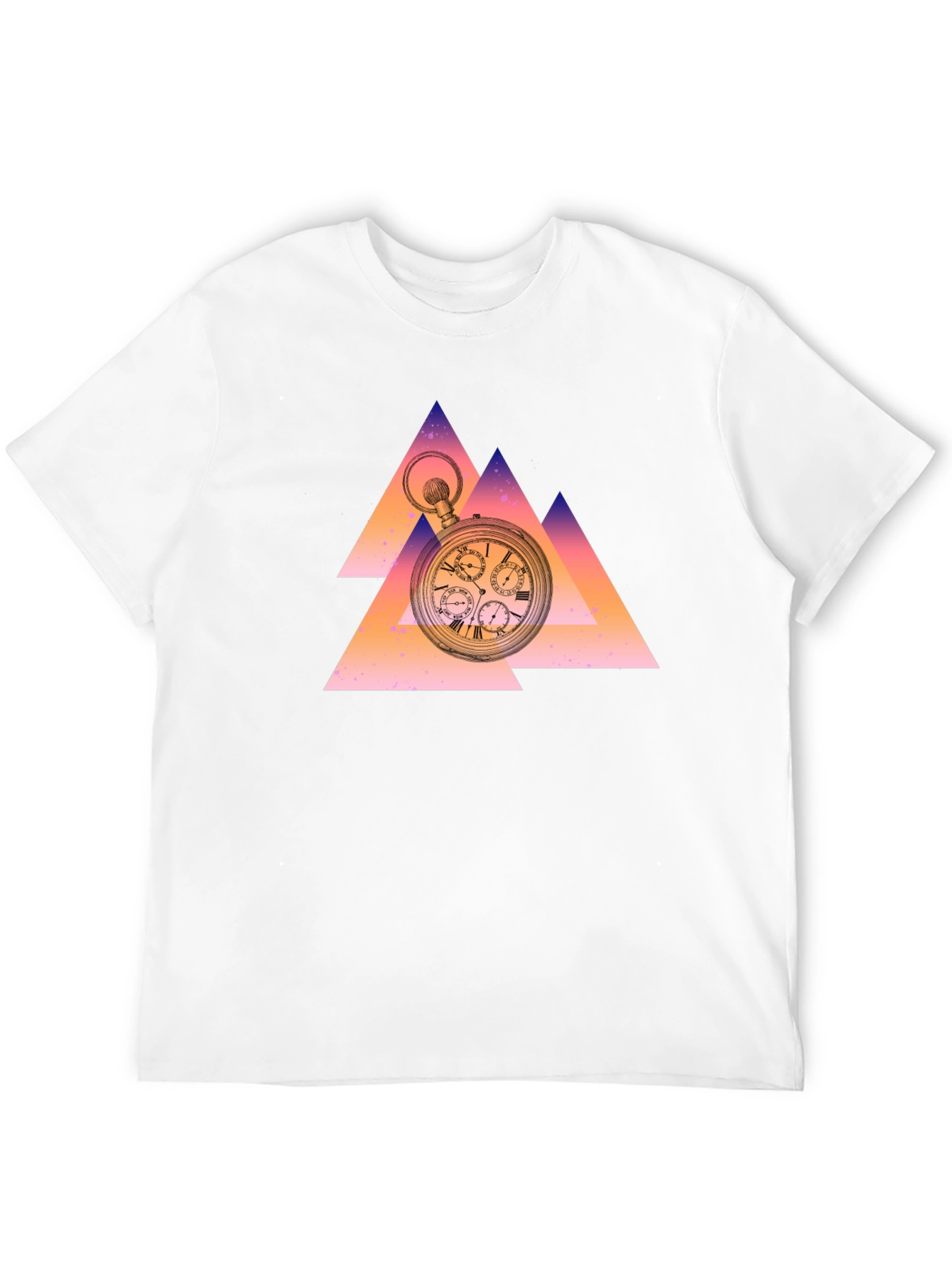 Pocket Watch Geometric T-Shirt
