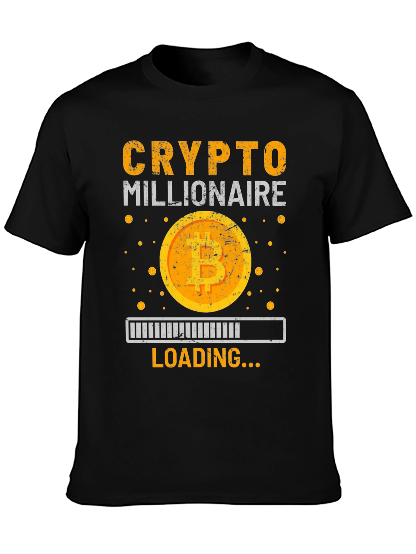 Crypto Millionaire Loading Graphic T-Shirt