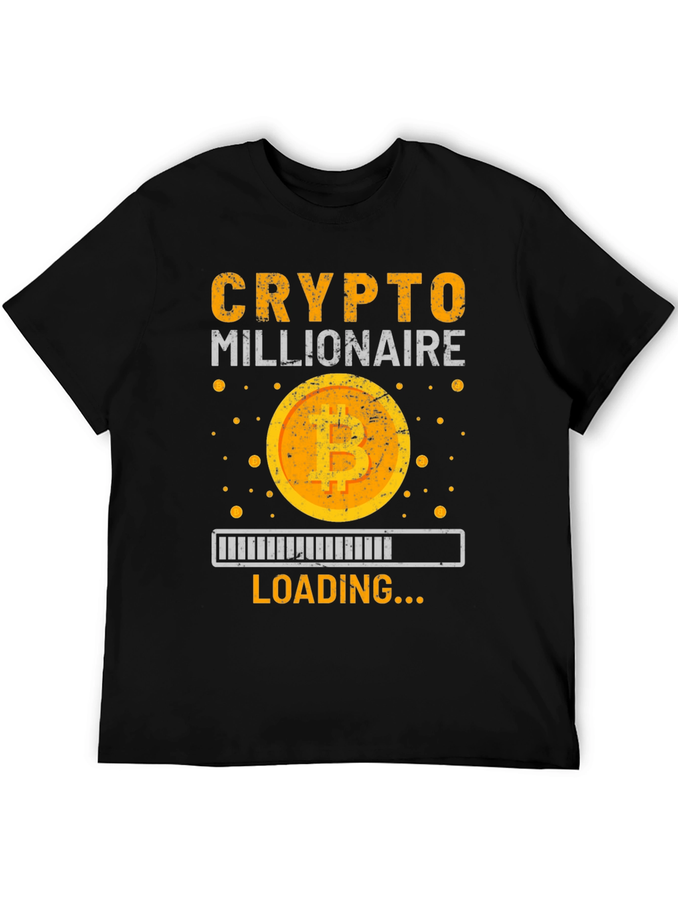 Crypto Millionaire Loading Graphic T-Shirt