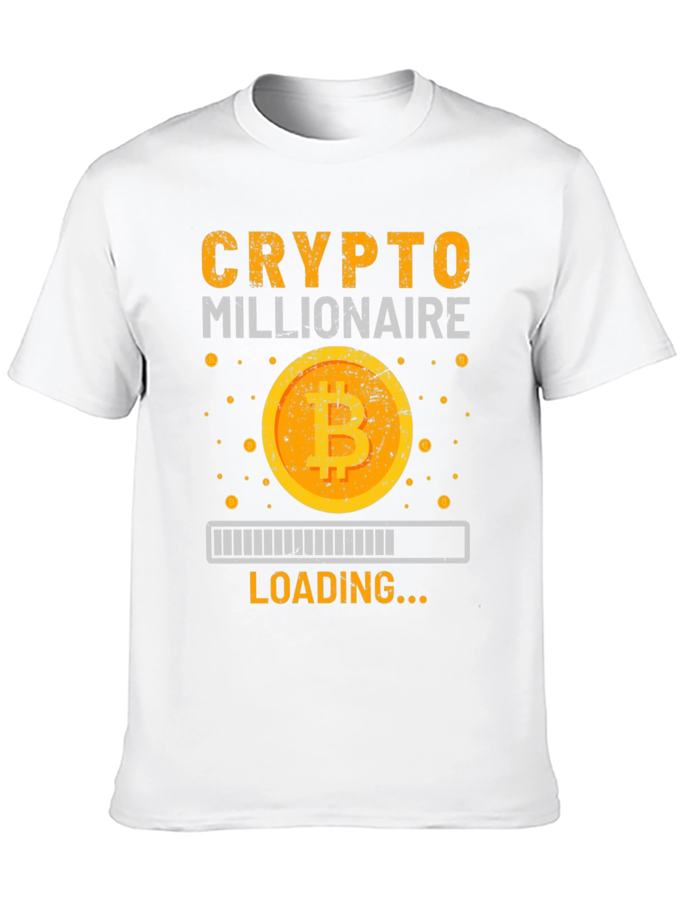 Crypto Millionaire Loading Graphic T-Shirt