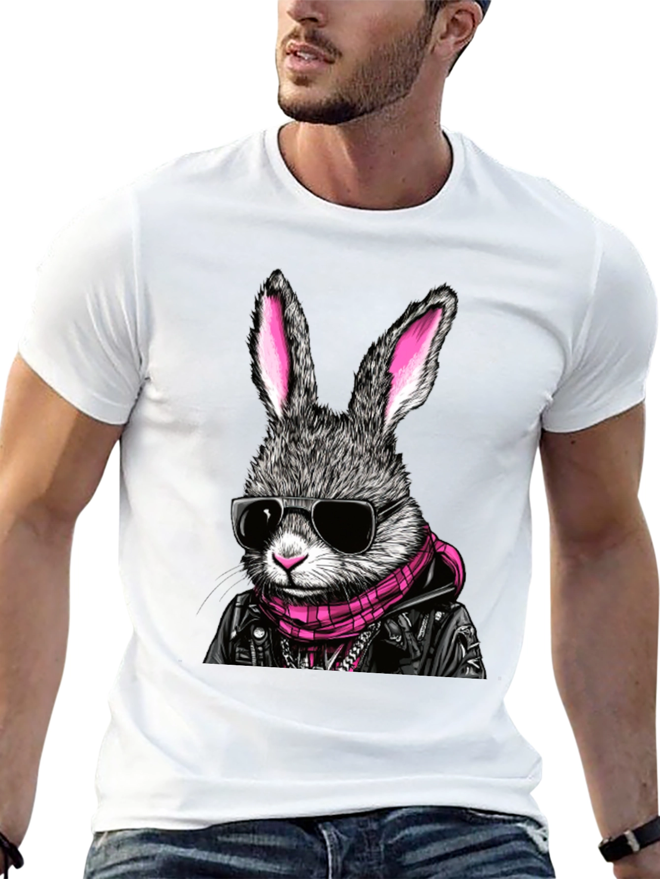 Cool Rabbit Graphic Tee
