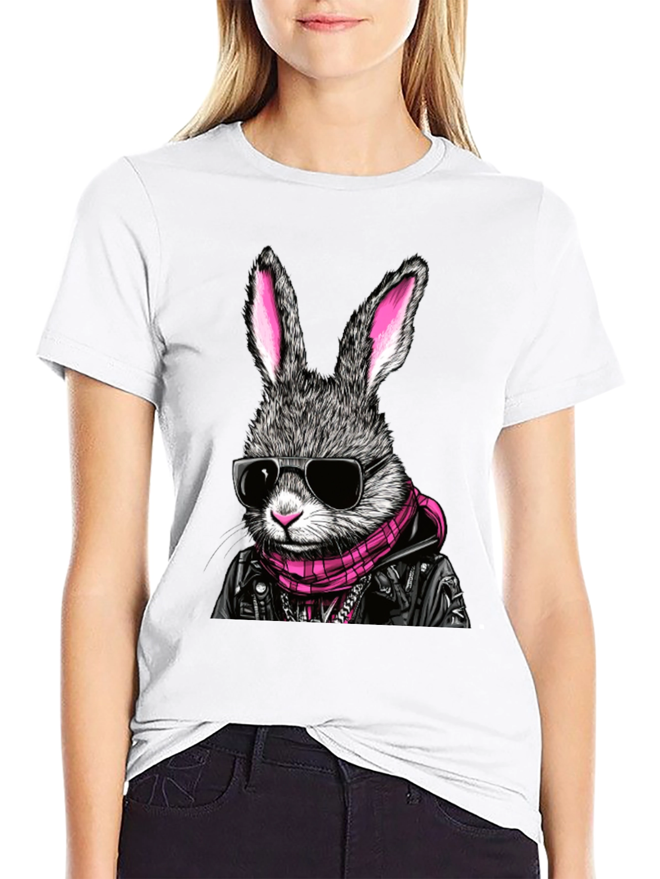 Cool Rabbit Graphic Tee