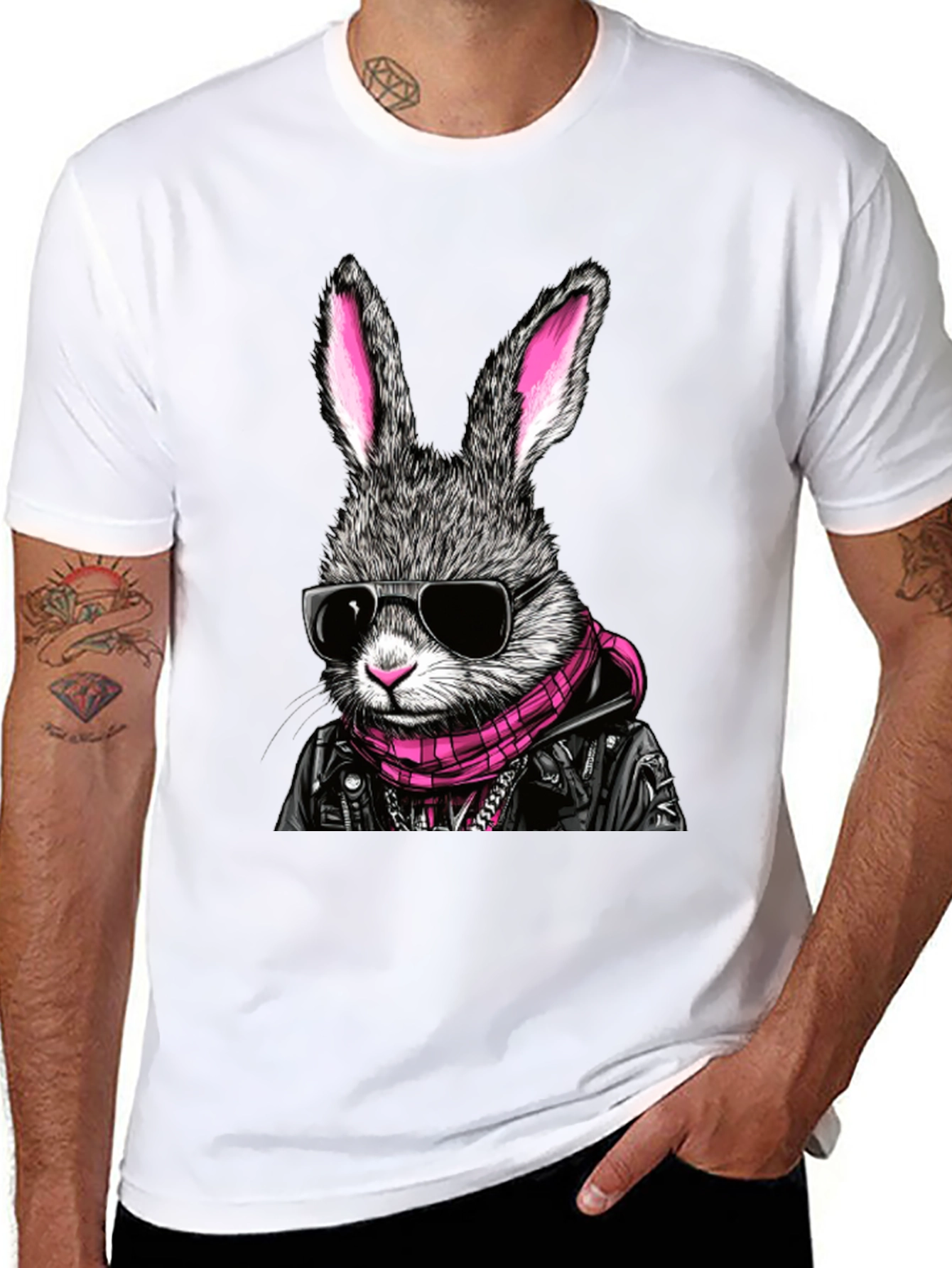 Cool Rabbit Graphic Tee
