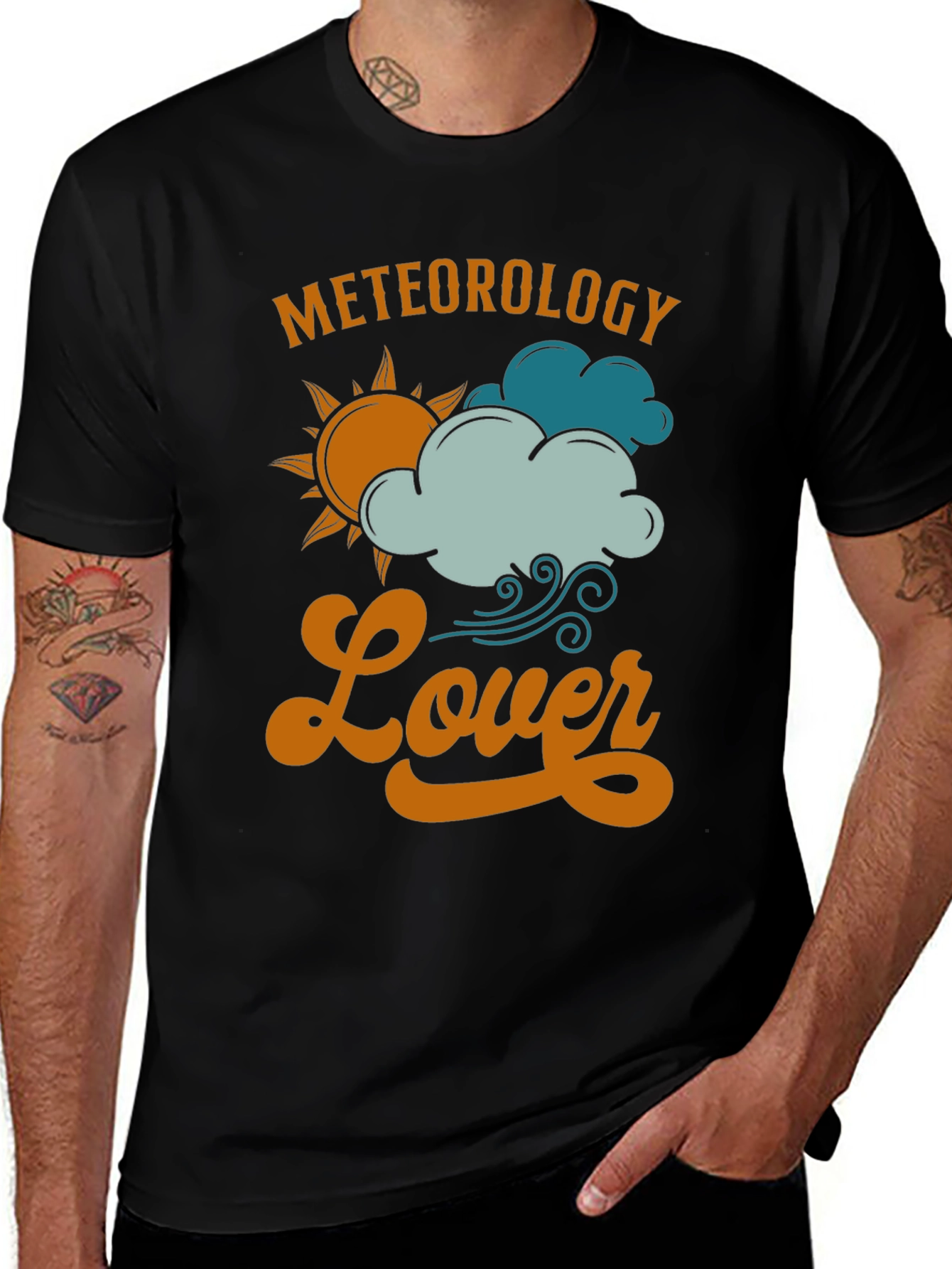 Meteorology Lover Graphic T-Shirt Weather Fan Tee