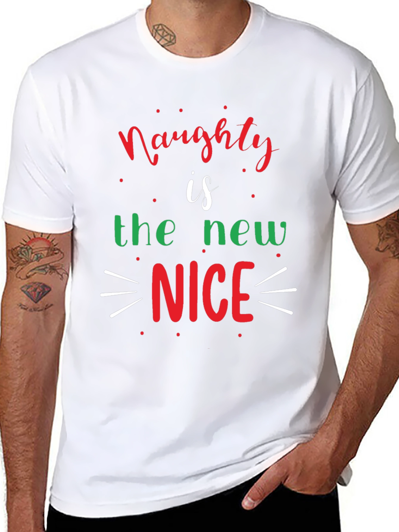 Naughty Is the New Nice Christmas T-Shirt