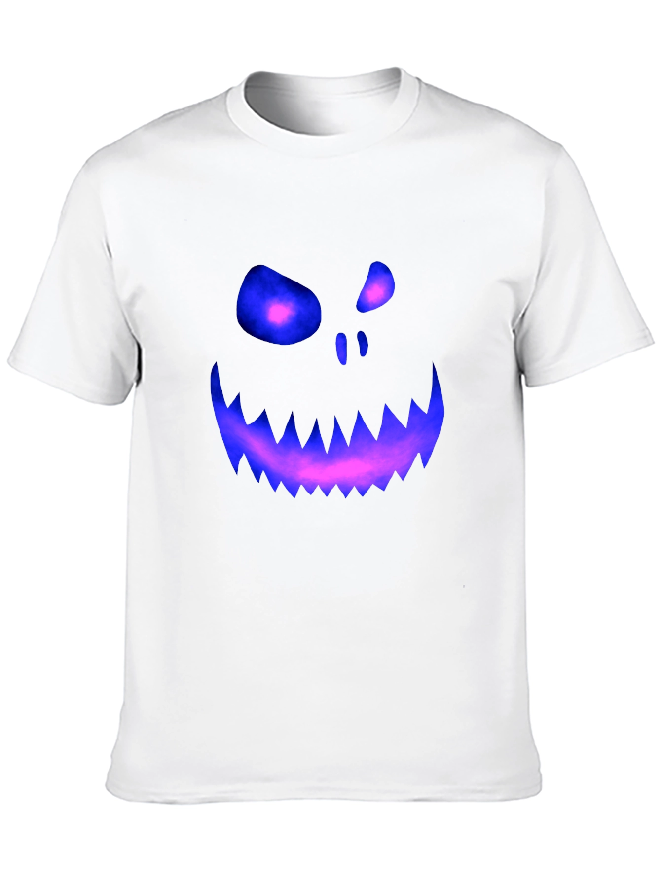 Spooky Glowing Face Graphic Tee