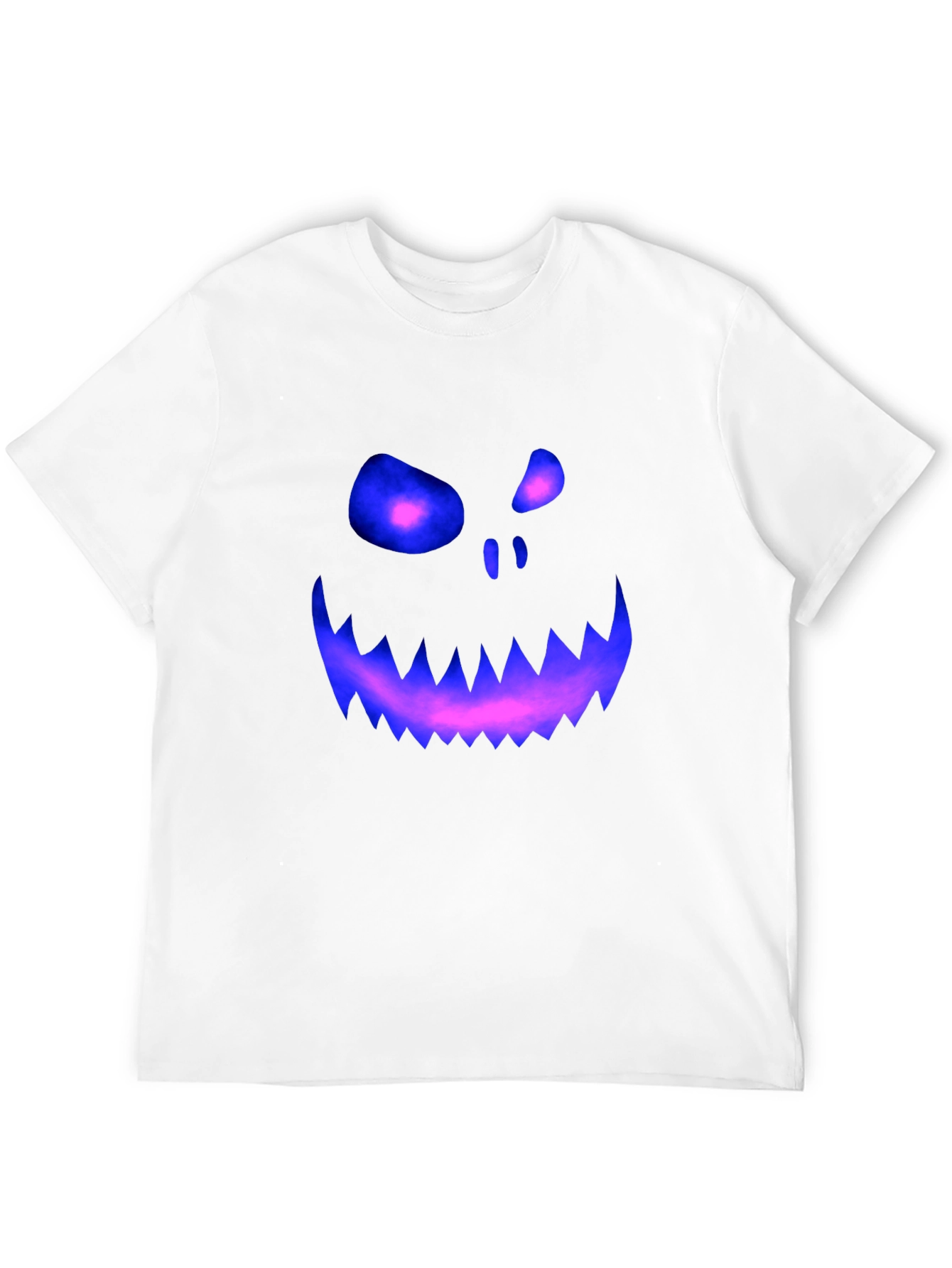 Spooky Glowing Face Graphic Tee