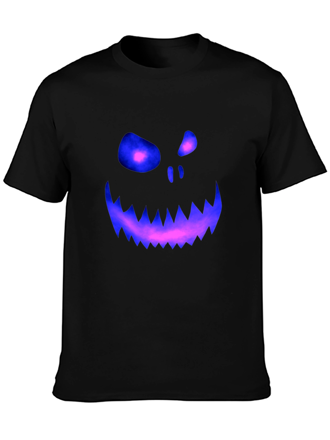 Spooky Glowing Face Graphic Tee