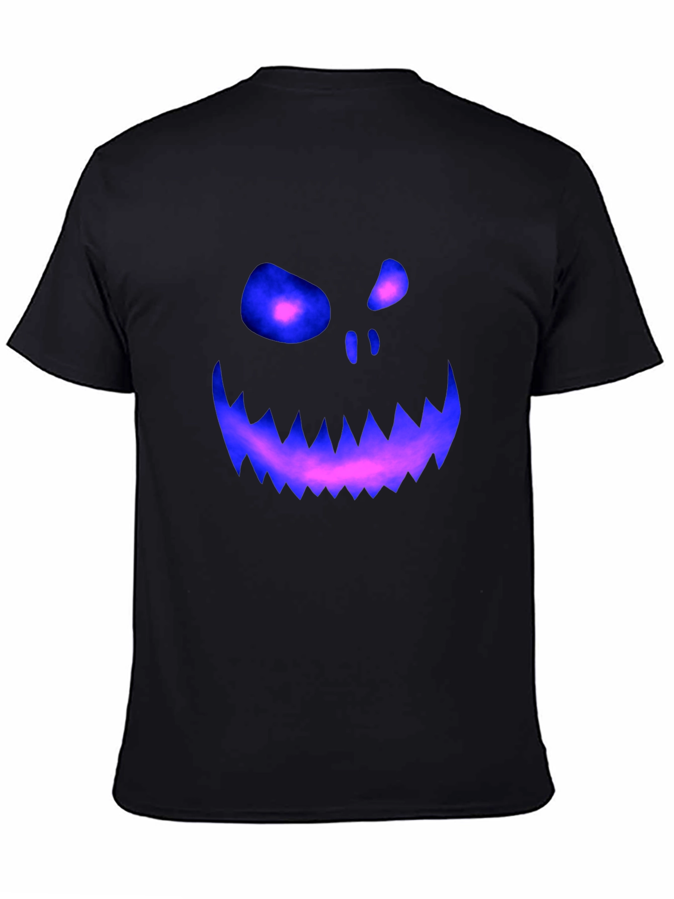 Spooky Glowing Face Graphic Tee