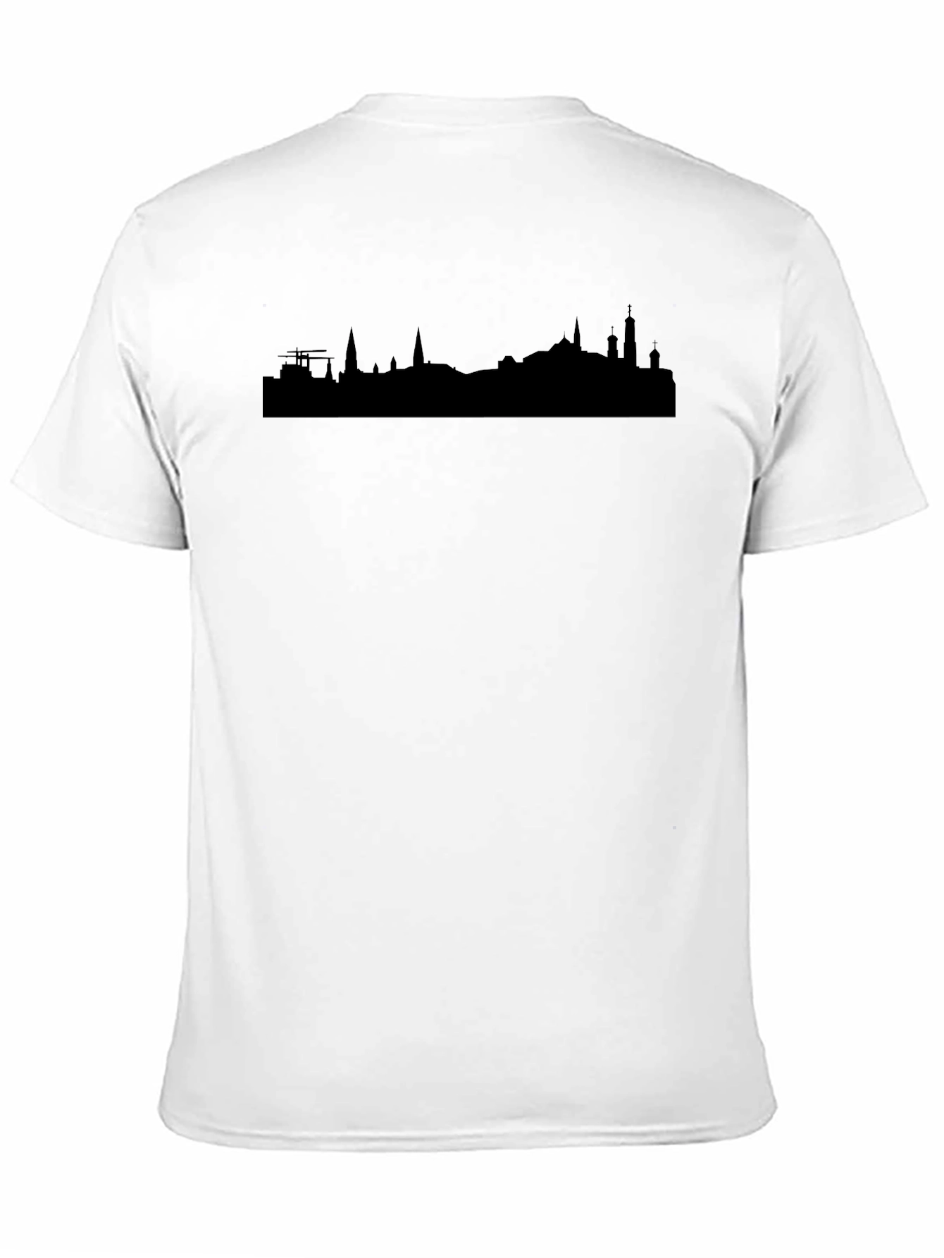 Cityscape Silhouette T-Shirt - Mens Black Tee