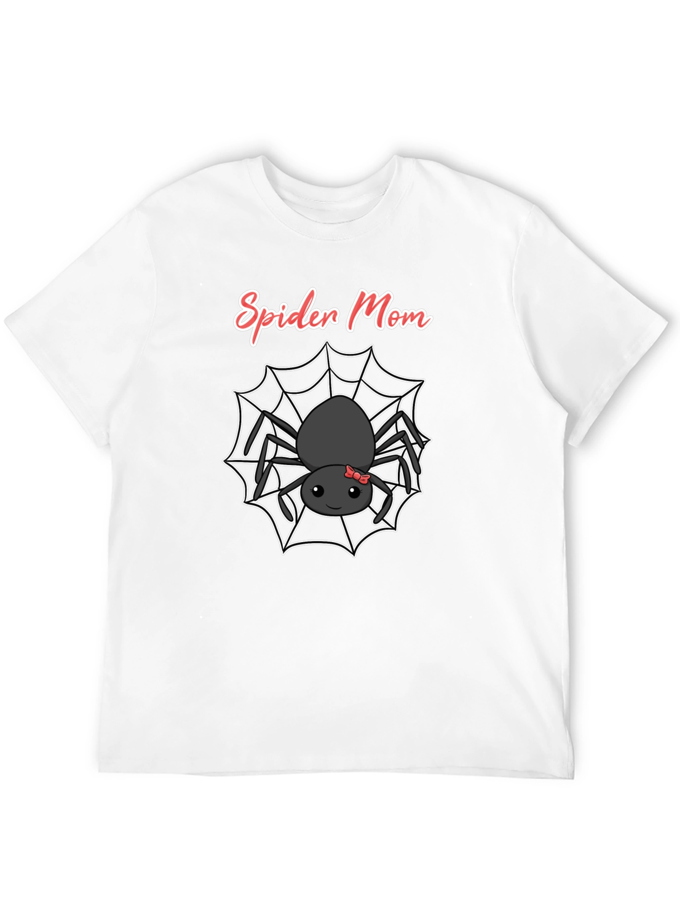 Spider Mom Graphic T-Shirt - Cute Halloween Tee