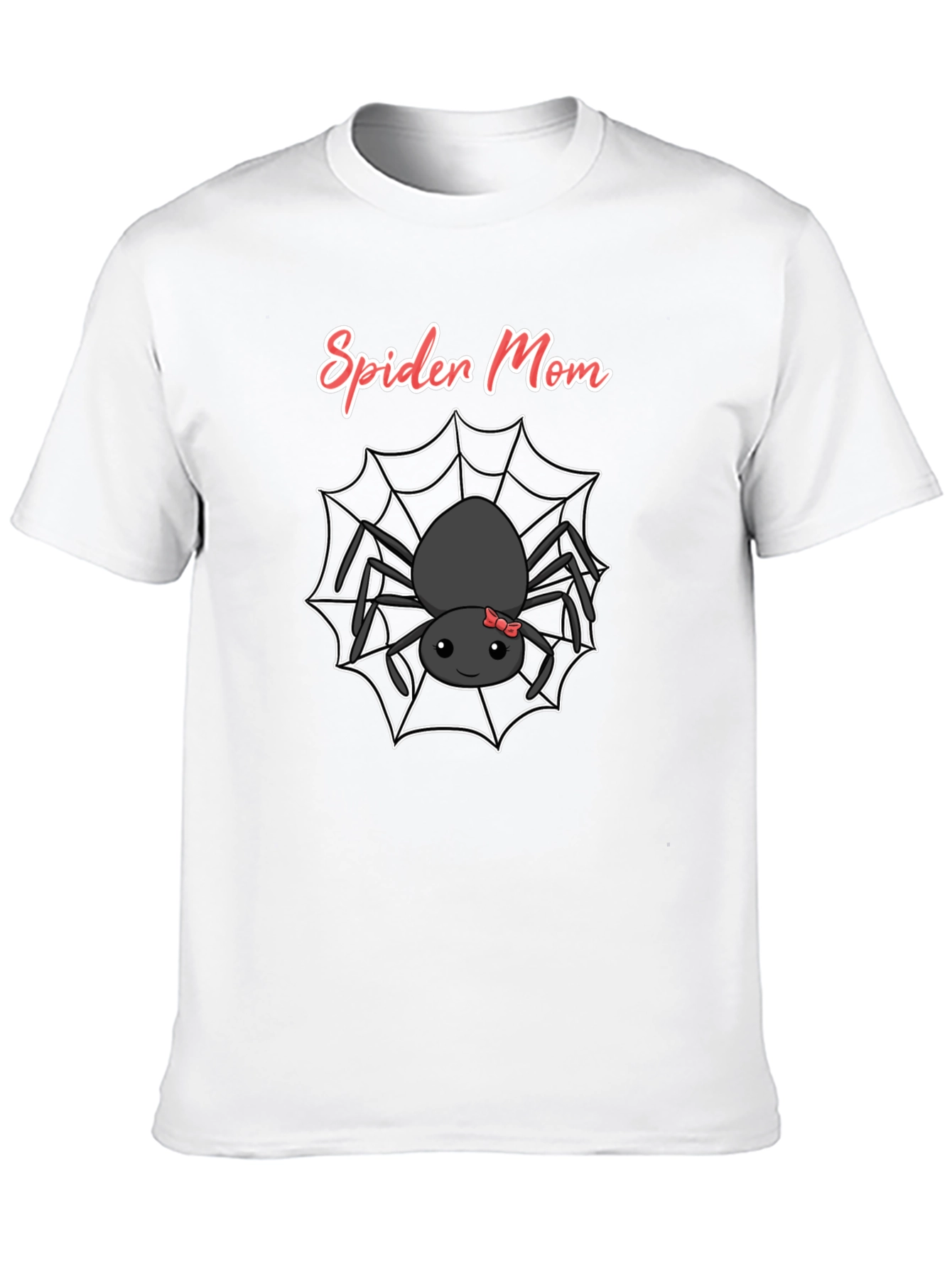 Spider Mom Graphic T-Shirt - Cute Halloween Tee