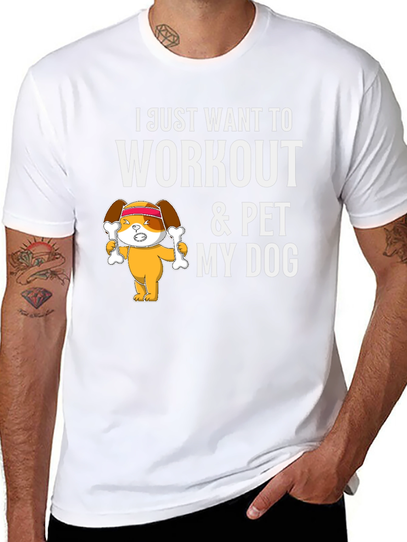 Workout & Pet My Dog T-Shirt