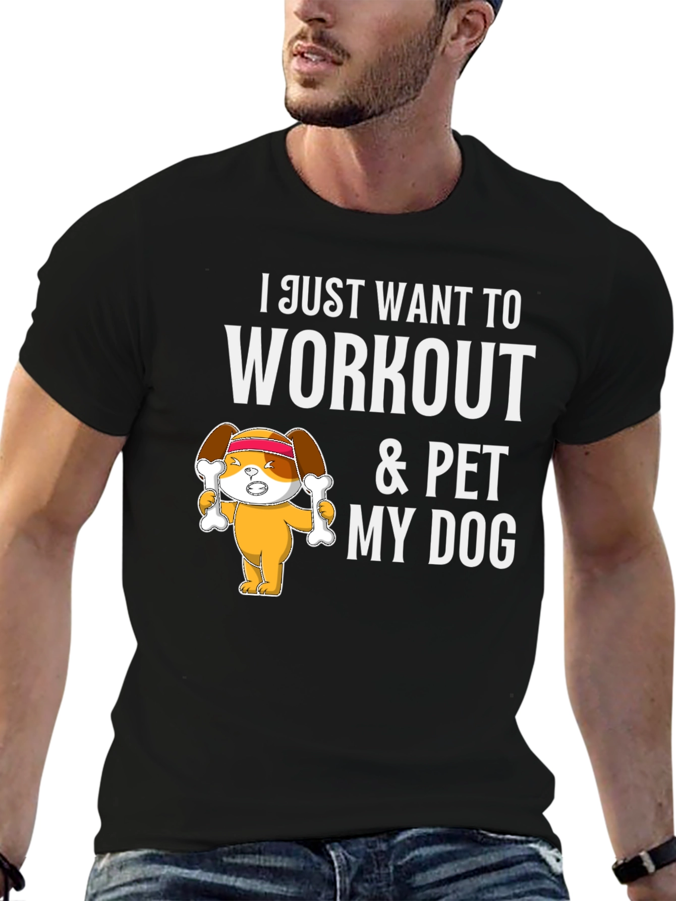 Workout & Pet My Dog T-Shirt