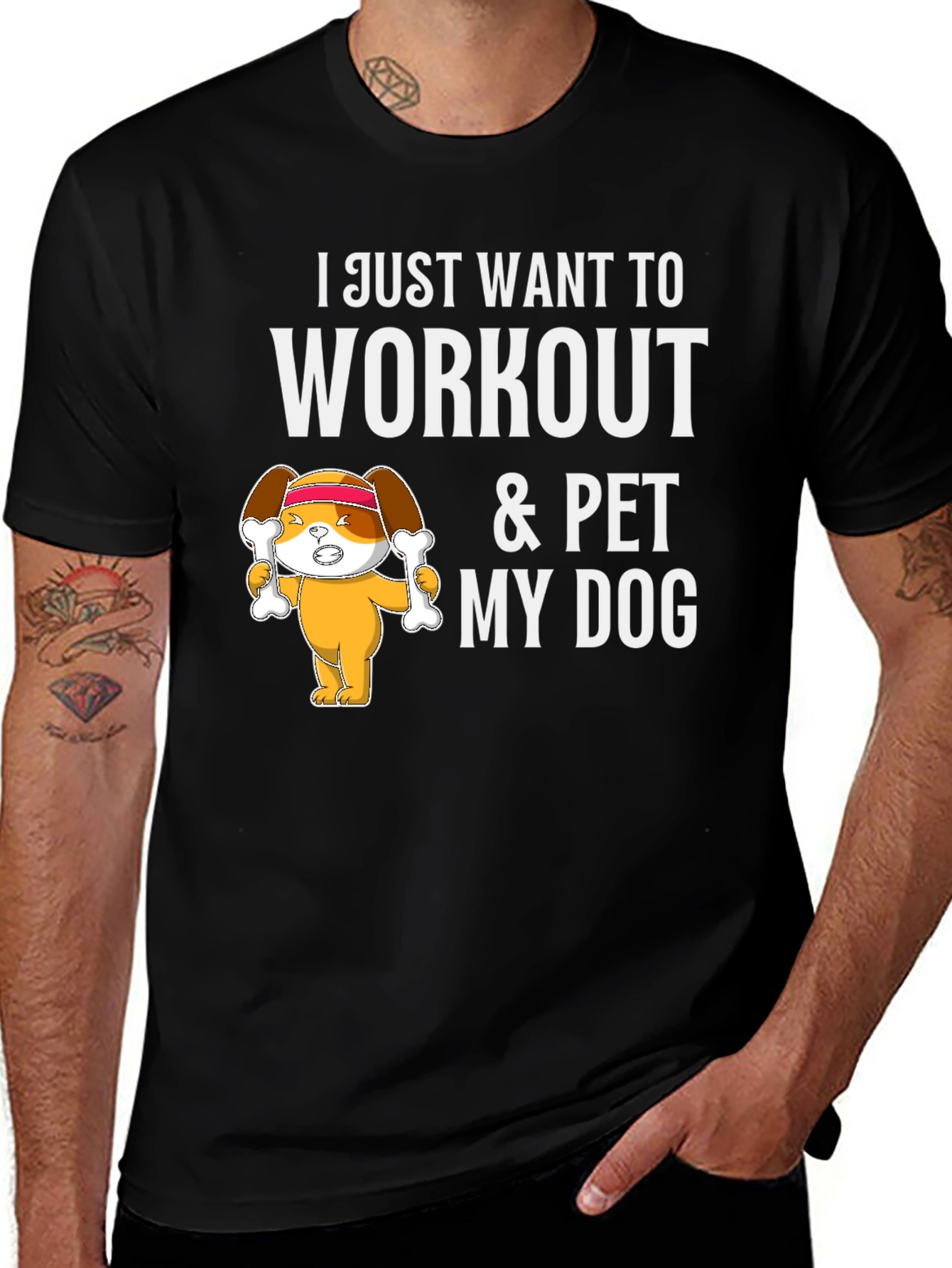 Workout & Pet My Dog T-Shirt