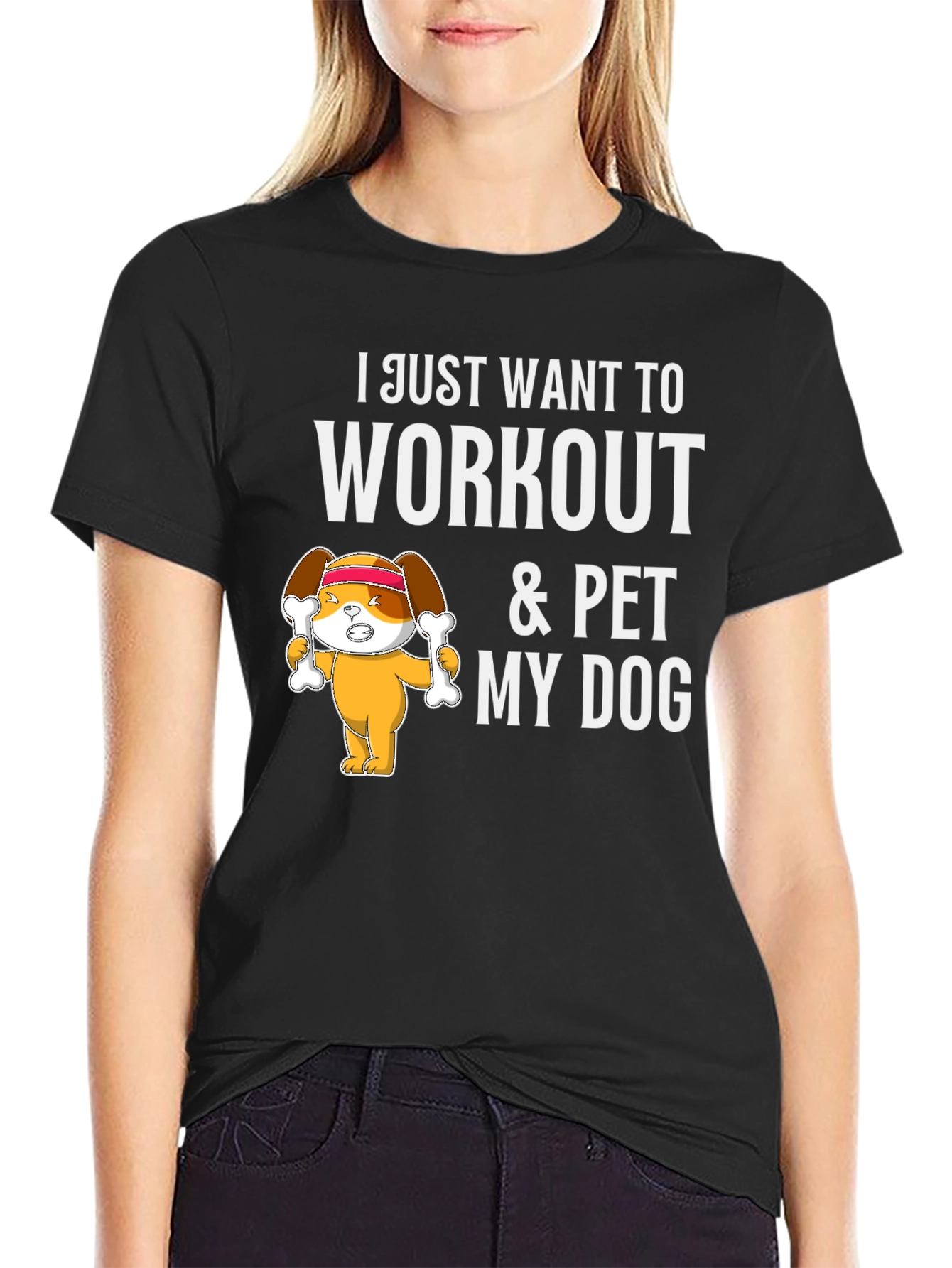 Workout & Pet My Dog T-Shirt