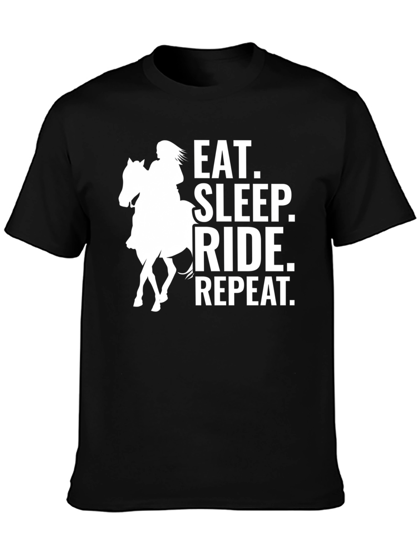 Eat Sleep Ride Repeat Graphic T-Shirt