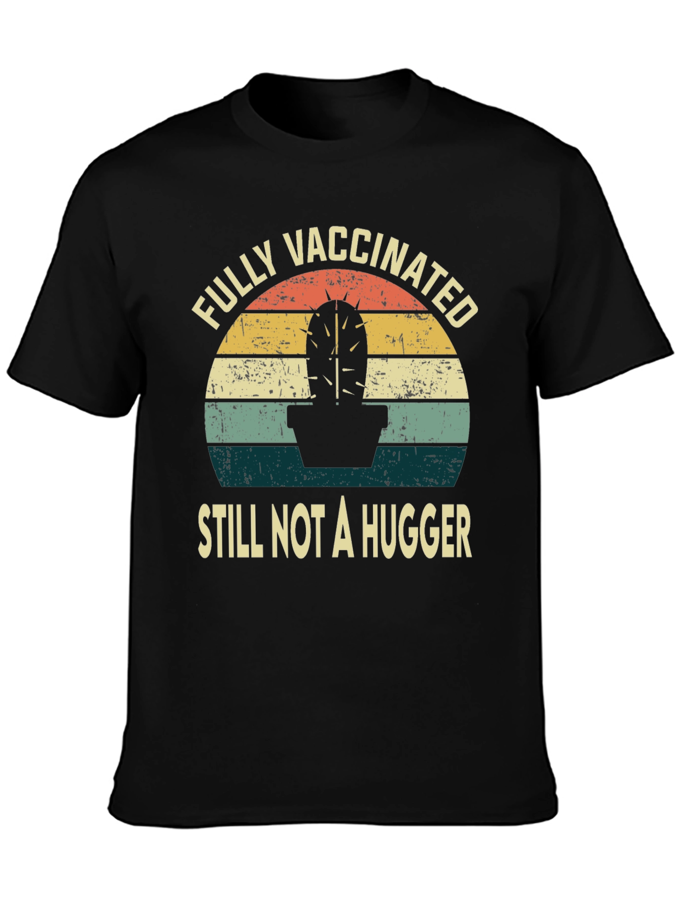 Fully Vaccinated Cactus Graphic Tee
