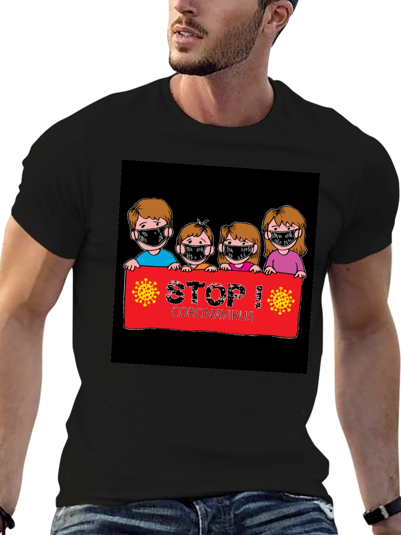 Stop Coronavirus Graphic Tee