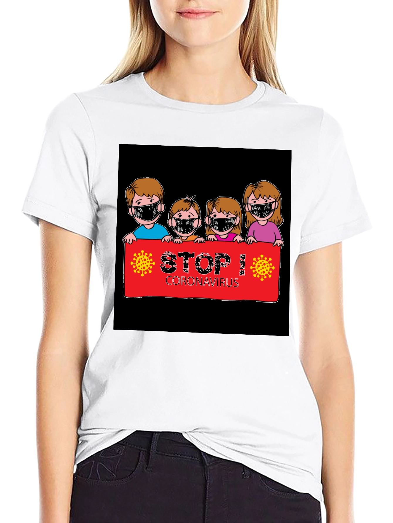 Stop Coronavirus Graphic Tee