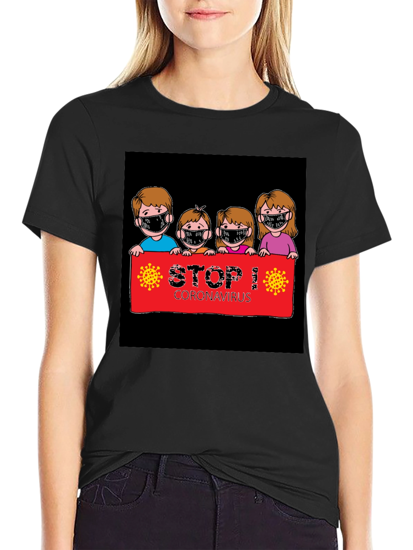 Stop Coronavirus Graphic Tee