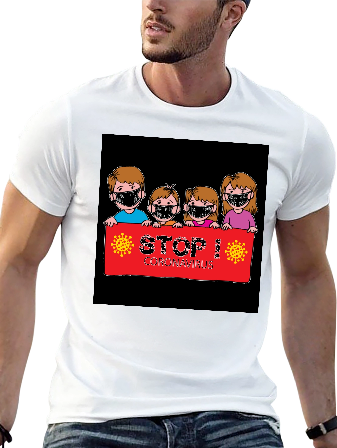 Stop Coronavirus Graphic Tee