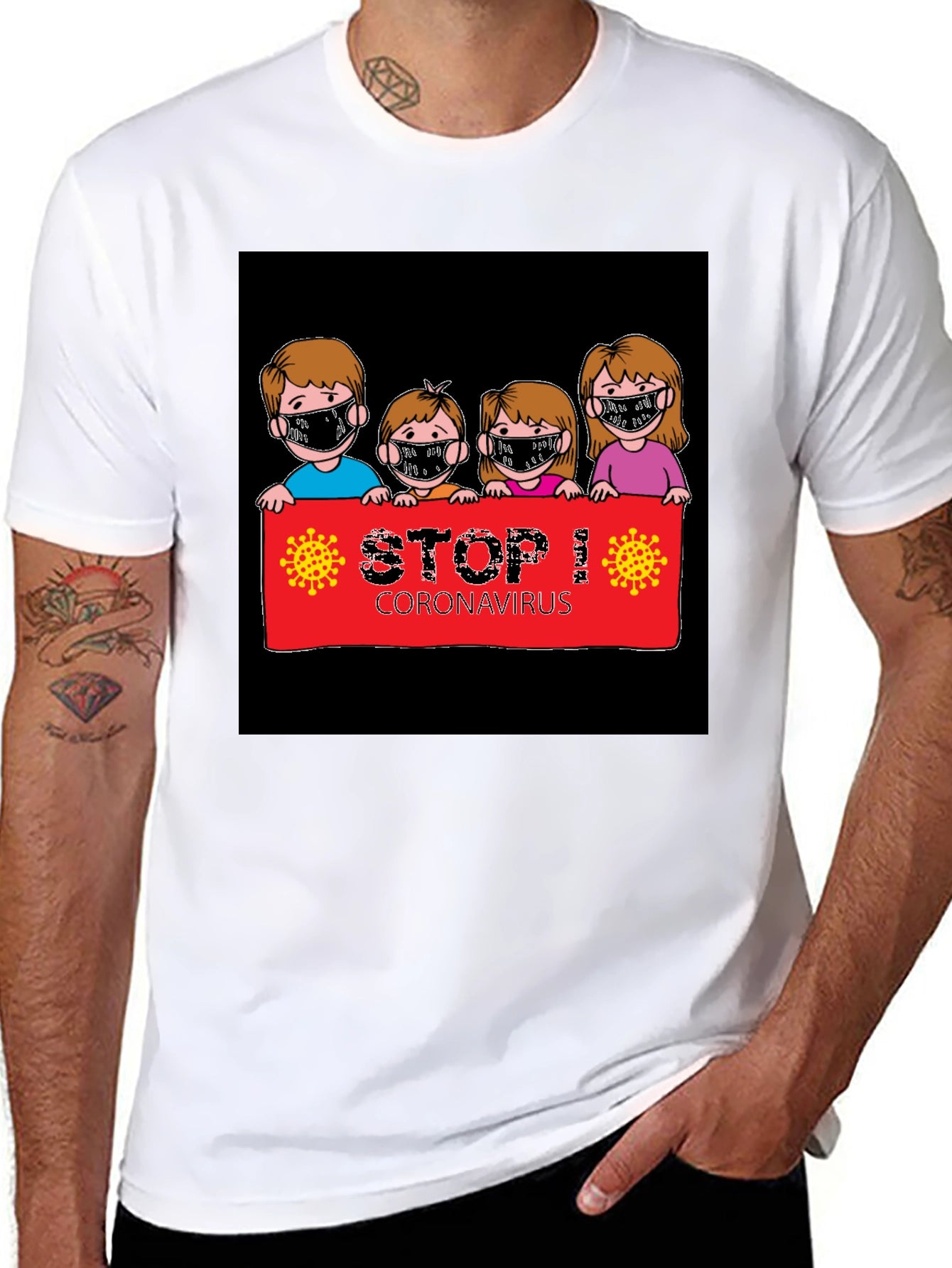 Stop Coronavirus Graphic Tee