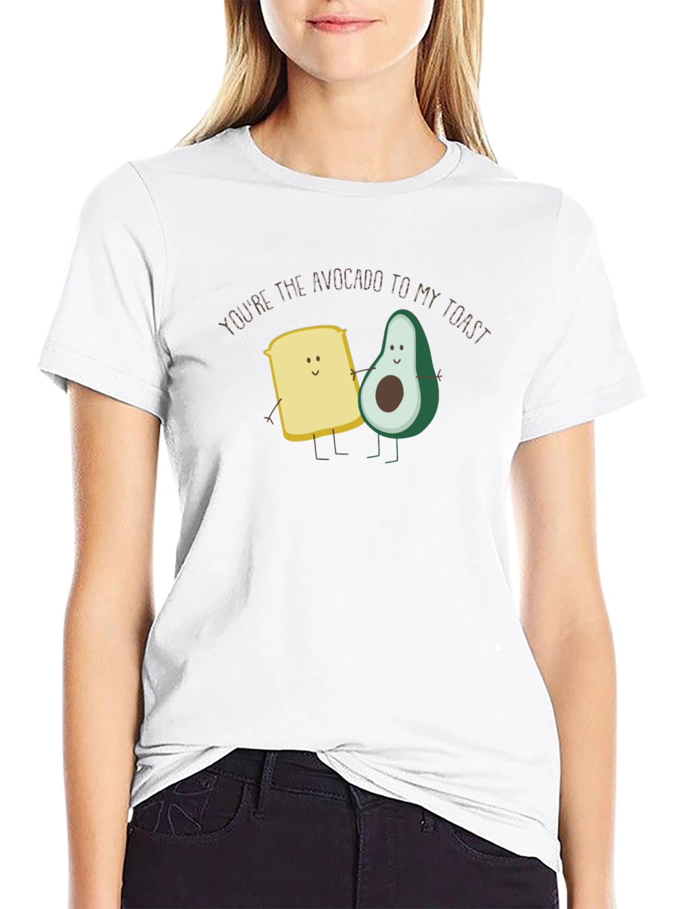 Avocado Toast Funny Graphic Tee - Black