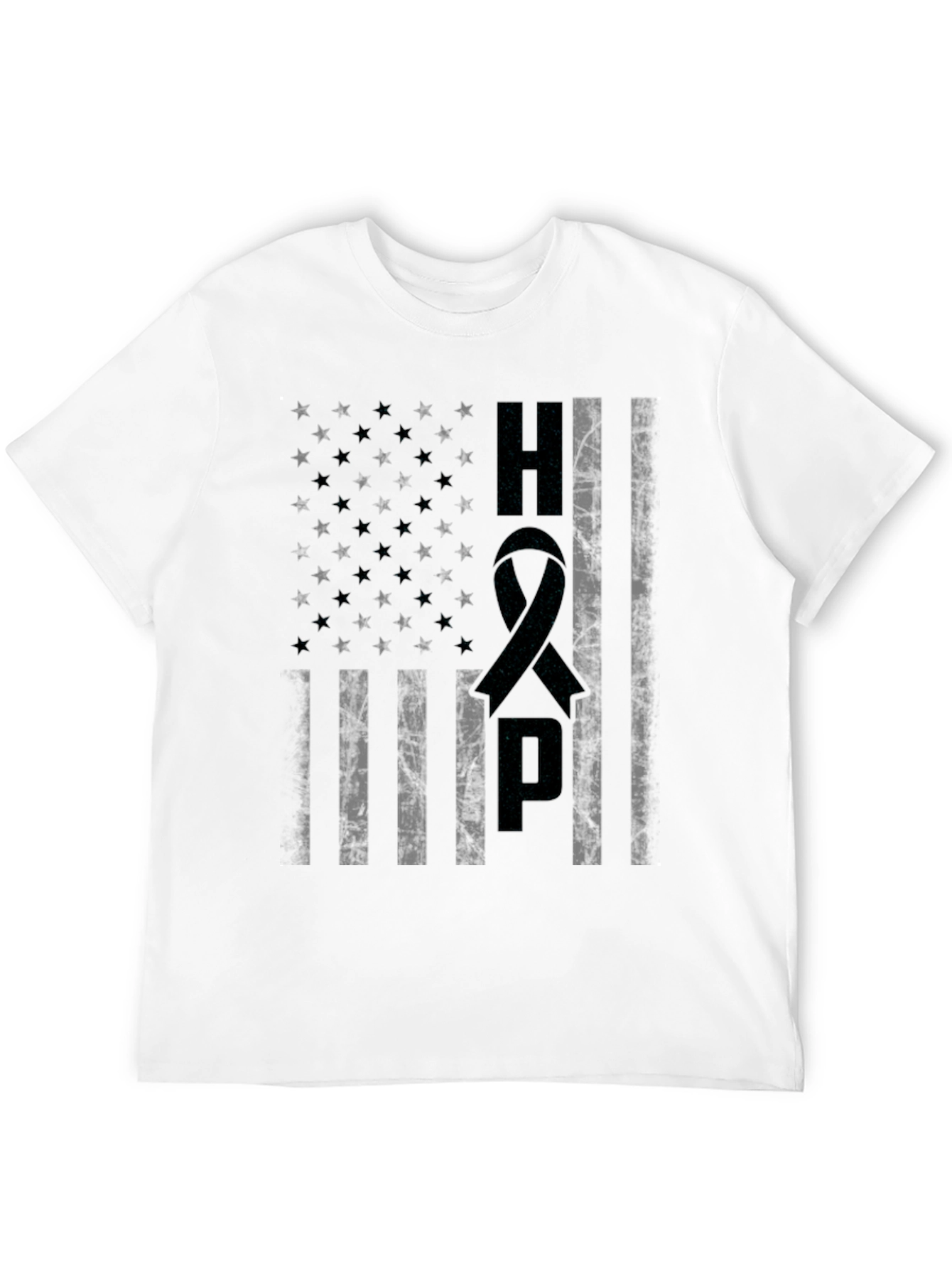 HOPE American Flag Ribbon Graphic Tee