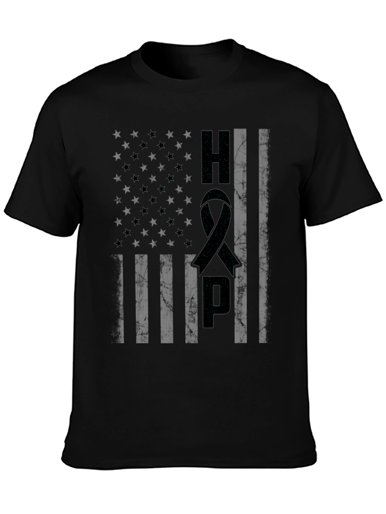 HOPE American Flag Ribbon Graphic Tee