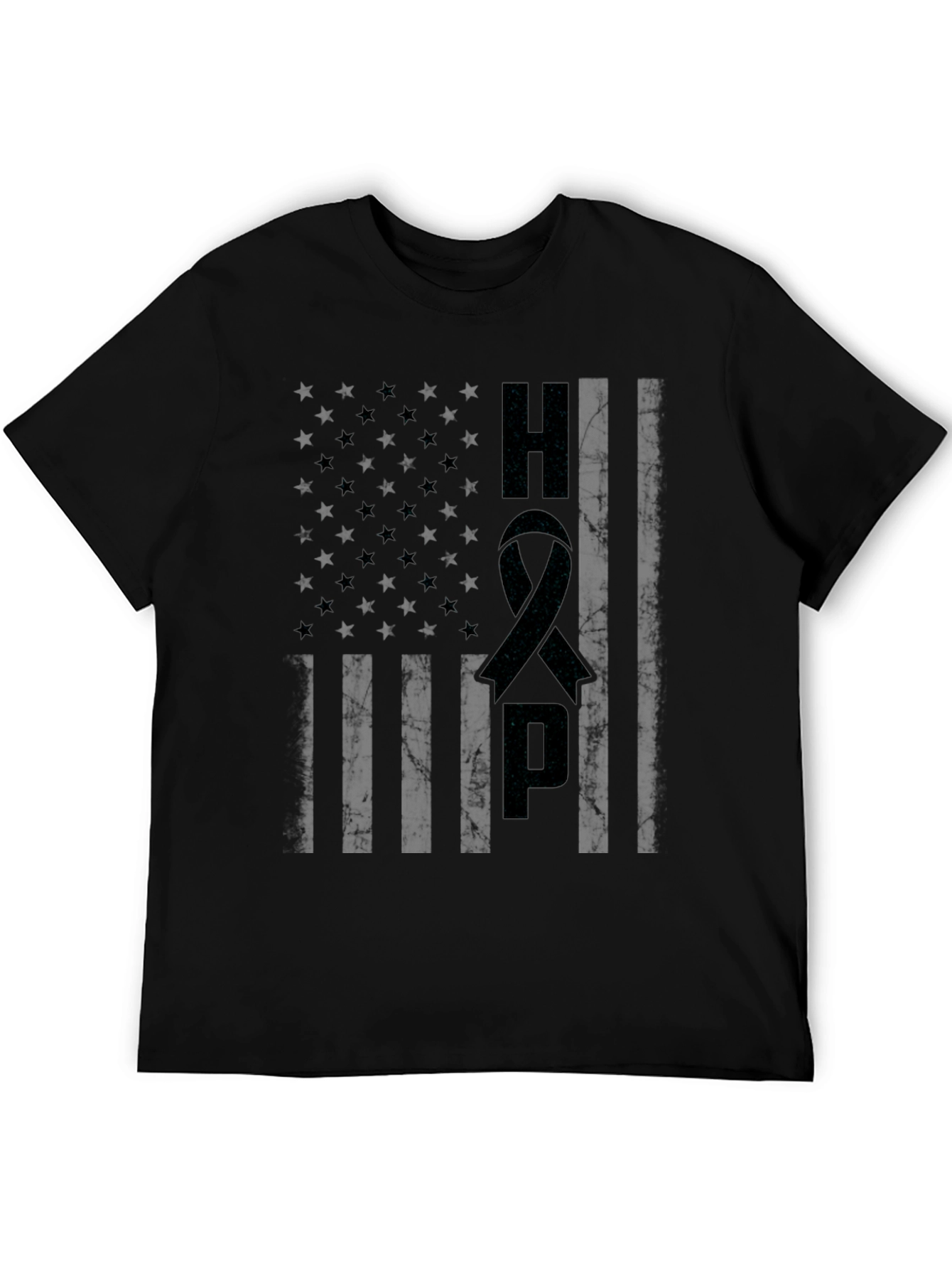 HOPE American Flag Ribbon Graphic Tee