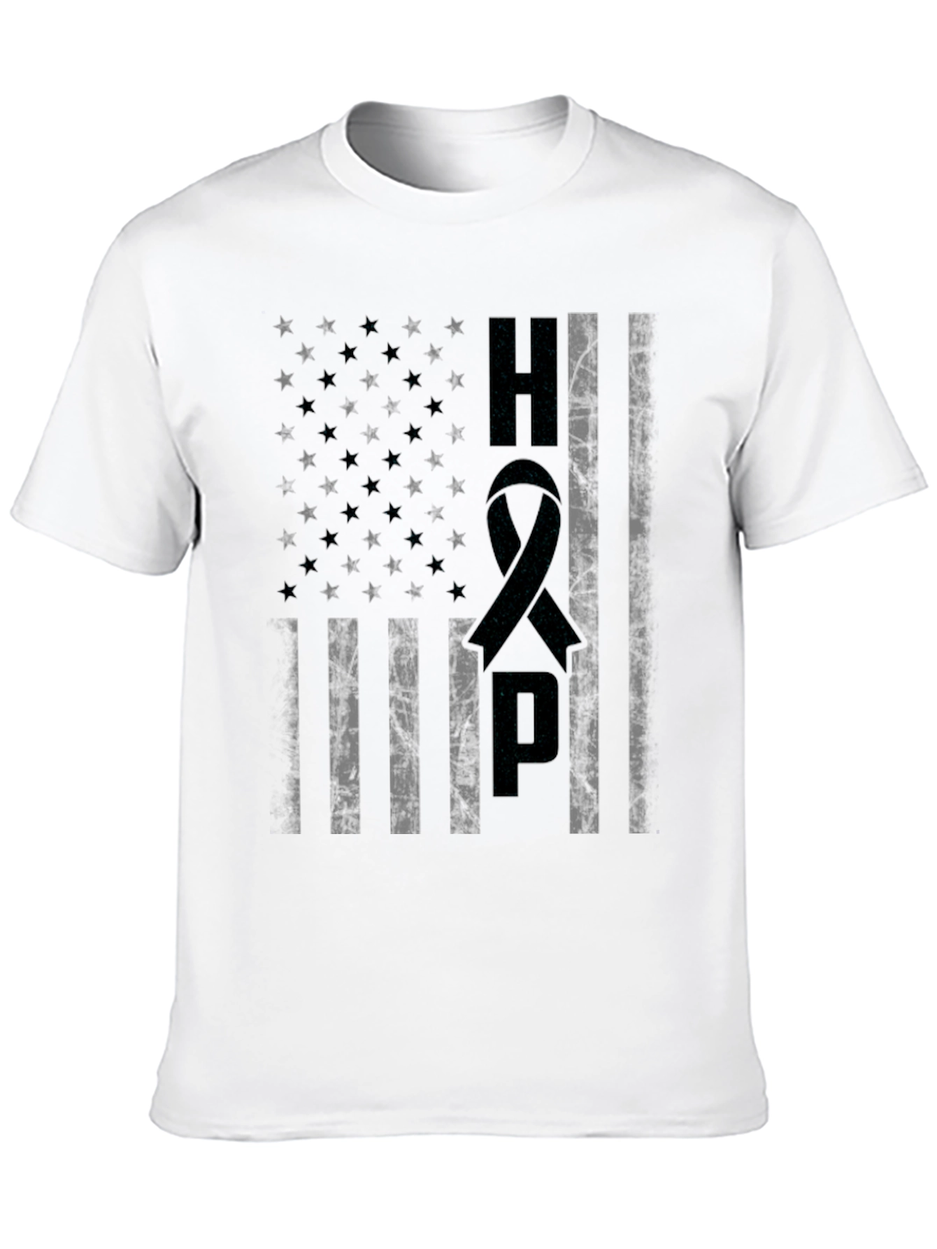 HOPE American Flag Ribbon Graphic Tee