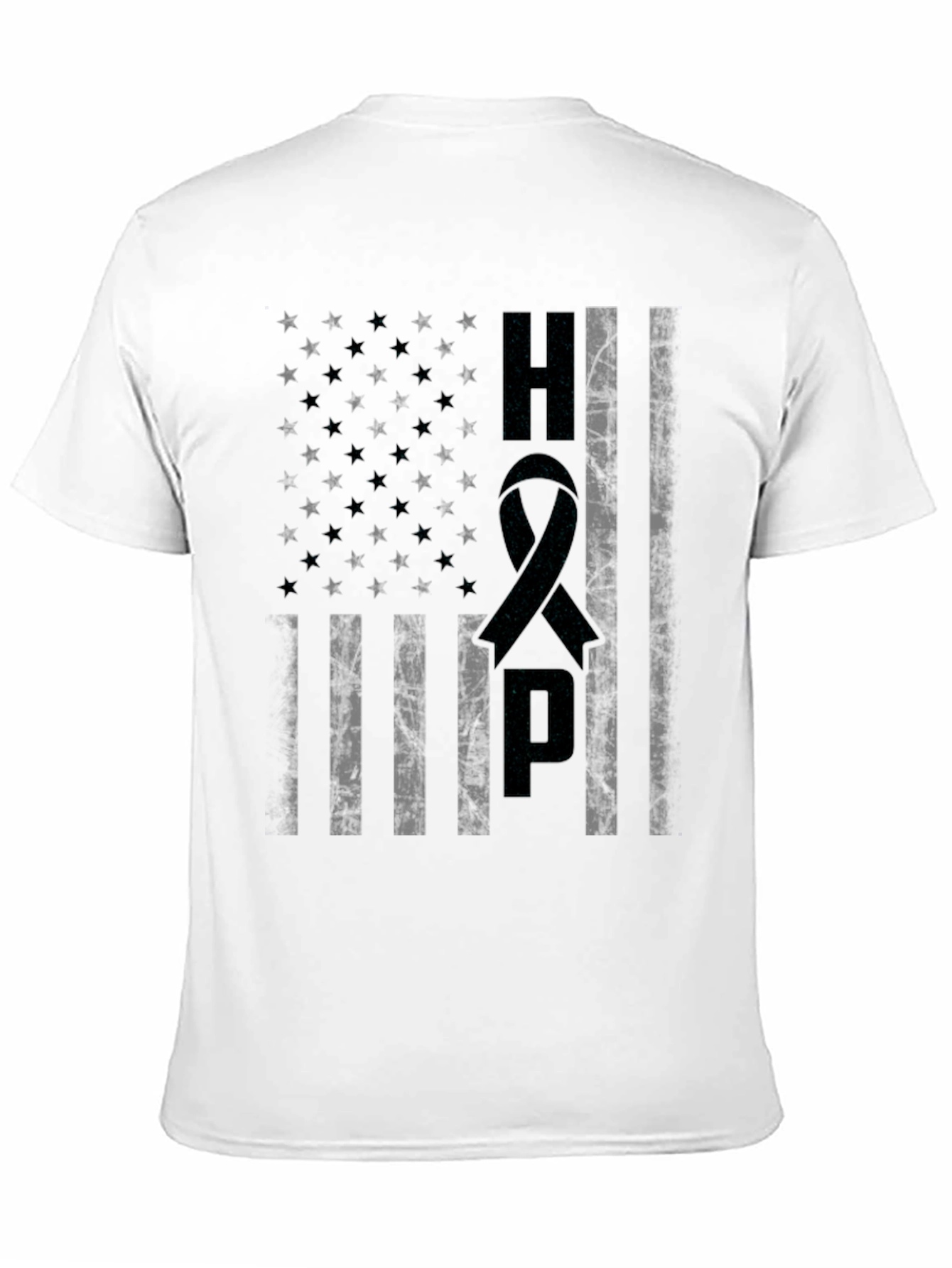 HOPE American Flag Ribbon Graphic Tee